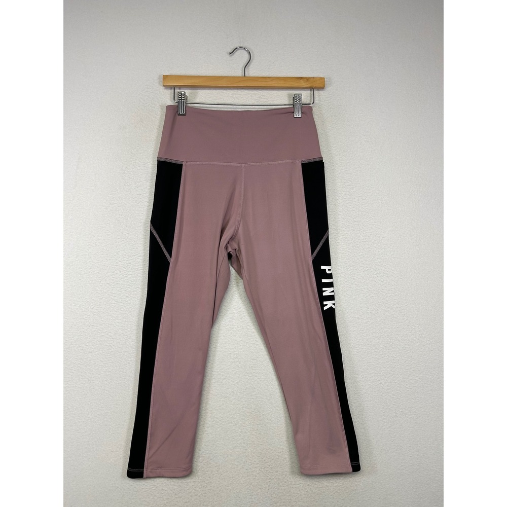 PINK Victoria's Secret Womens M Pink Ultimate High Waist Leggings Pocket